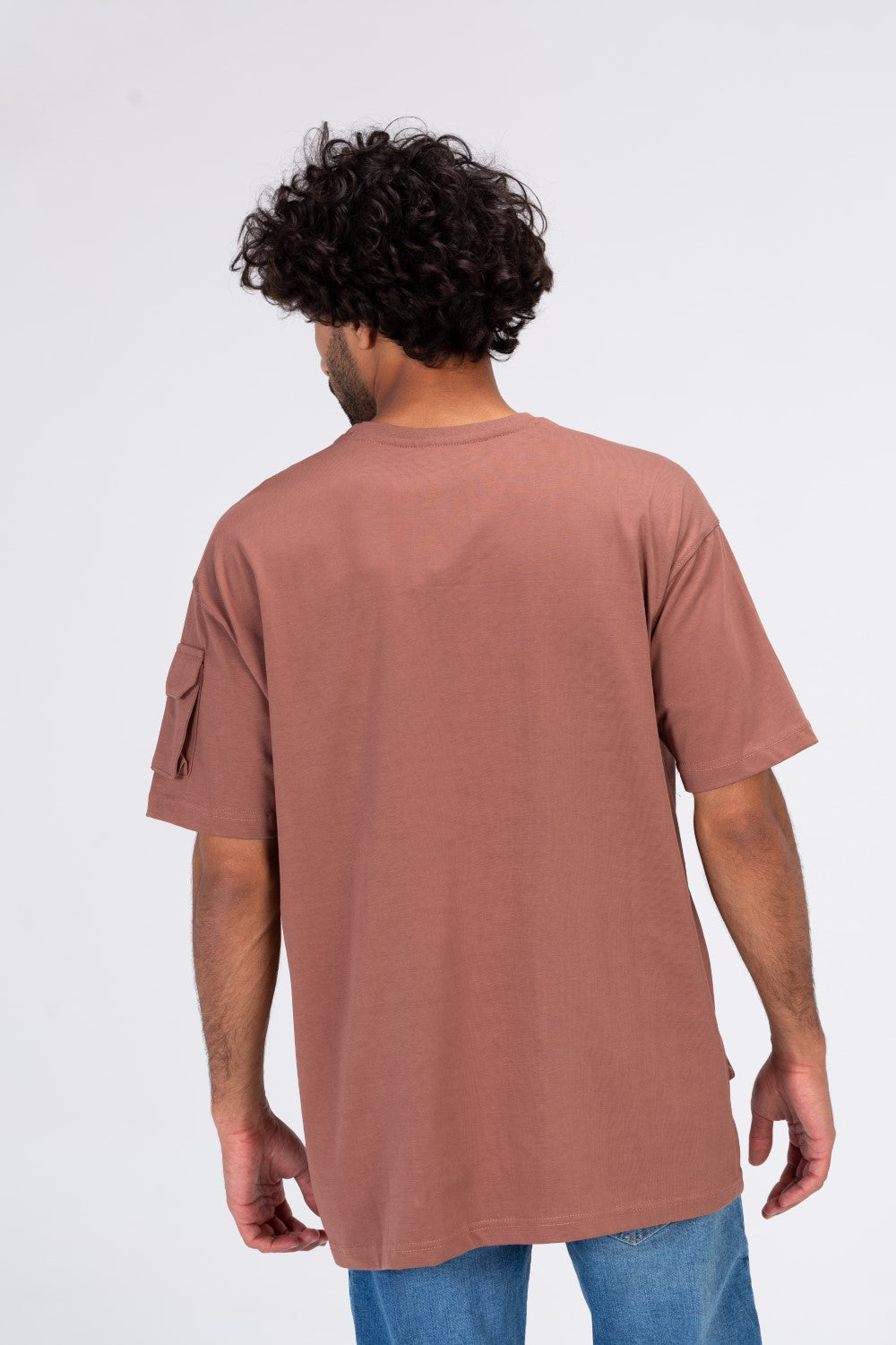 Mens T-shirt With Two Pockets On The Front And One On The Side Made Of Comfortable And Ppractical Material