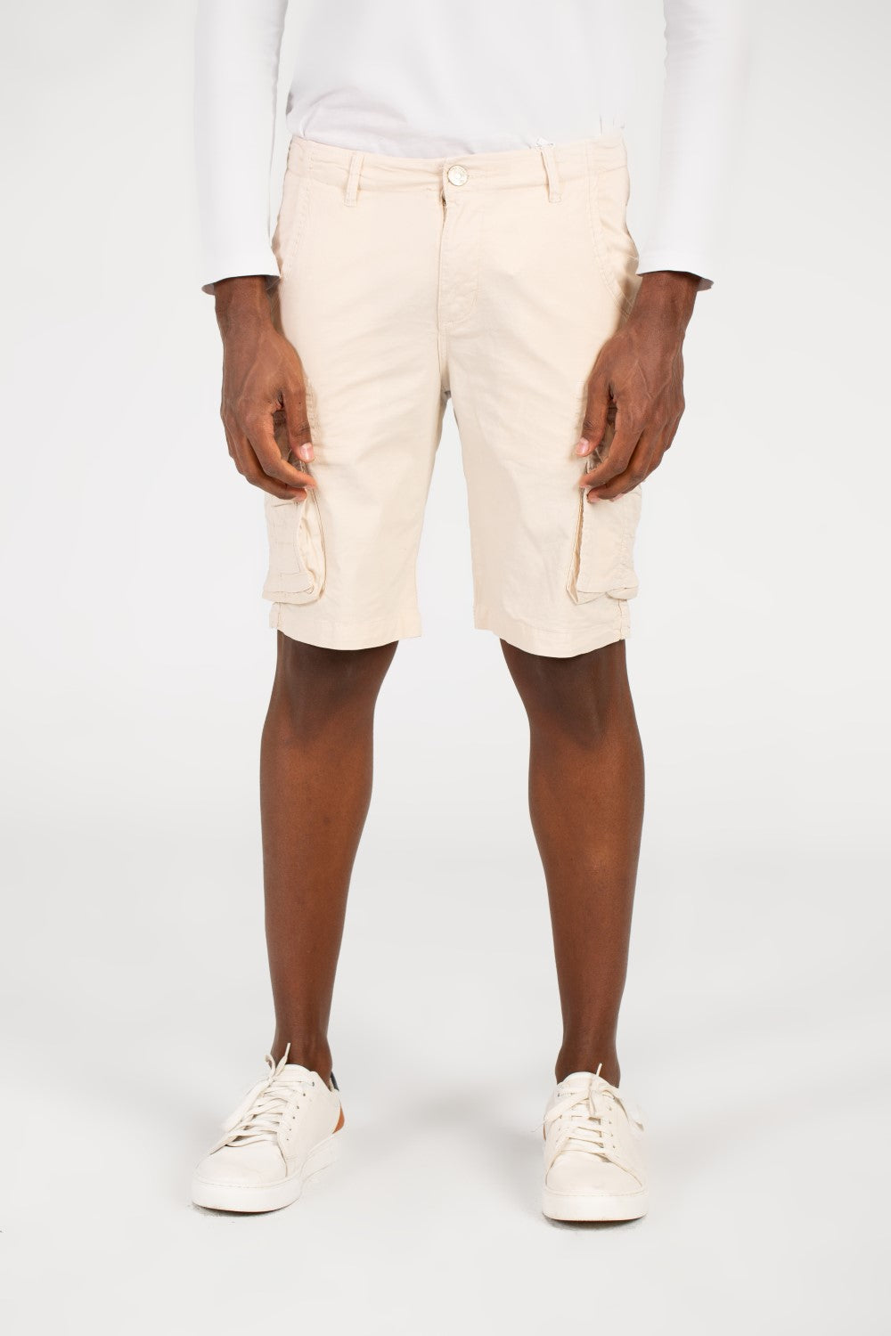 Men's Side Pockets Gabardine Short