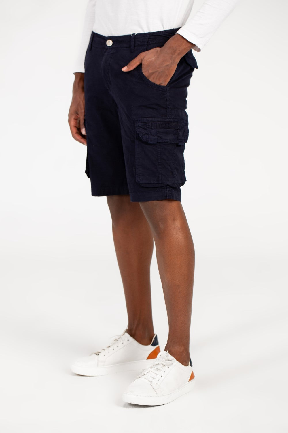 Men's Side Pockets Gabardine Short