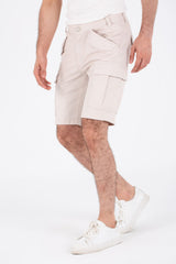 Mens Gabardine Shorts With Side And Front Pockets Unique And Modern
