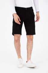 Mens Gabardine Shorts With Side And Front Pockets Unique And Modern
