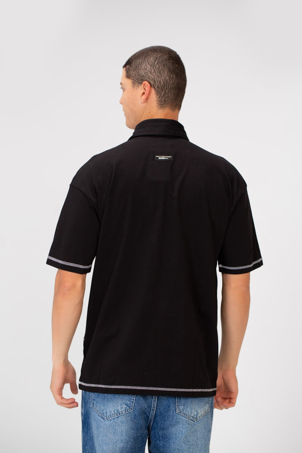 Men's Polo Collar Regular Fit Half Sleeve T-Shirt with Unique Modern Cut