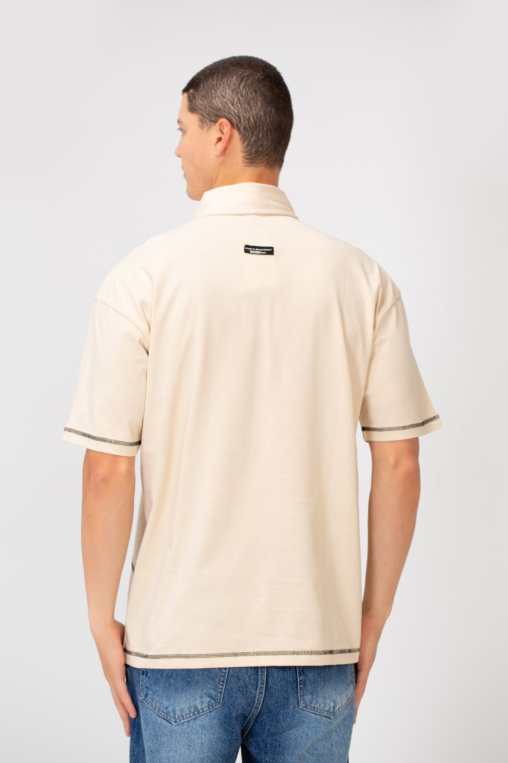 Men's Polo Collar Regular Fit Half Sleeve T-Shirt with Unique Modern Cut