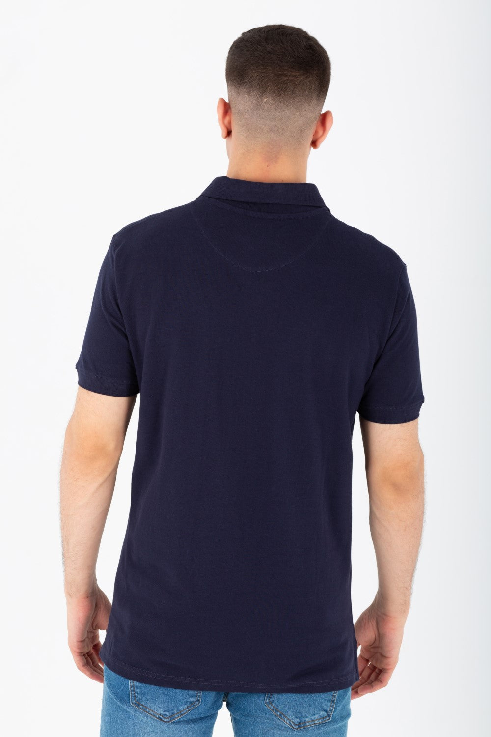 قميص بولو رجالي بقصة عادية مع ياقة وشارة Tomato