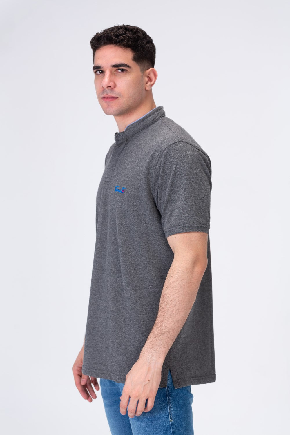 Men's Polo Regular Fit Half Sleeves T-shirt  With Tomato Badge Print