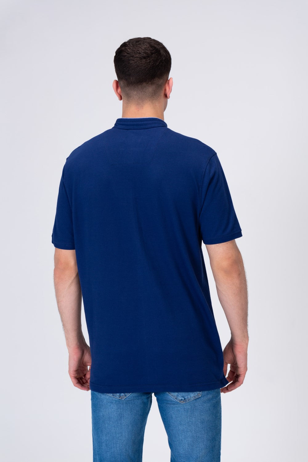 Men's Polo Regular Fit Half Sleeves T-shirt  With Tomato Badge Print