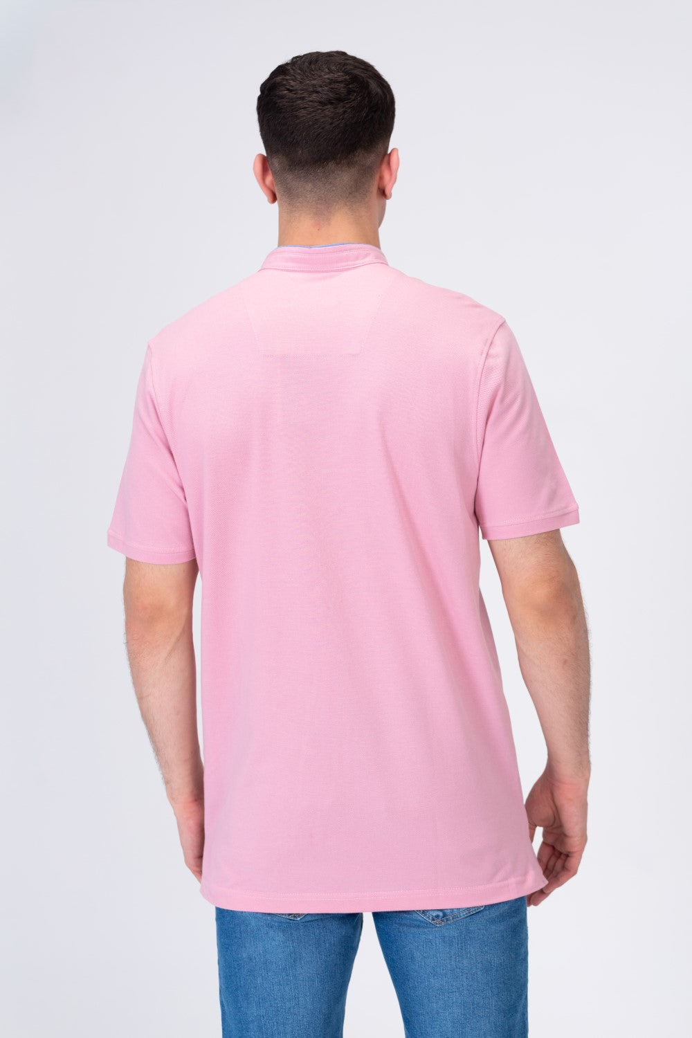 Men's Polo Regular Fit Half Sleeves T-shirt  With Tomato Badge Print