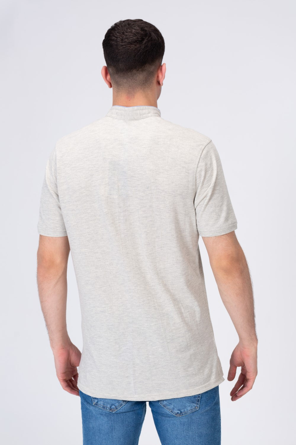 Men's Polo Regular Fit Half Sleeves T-shirt  With Tomato Badge Print