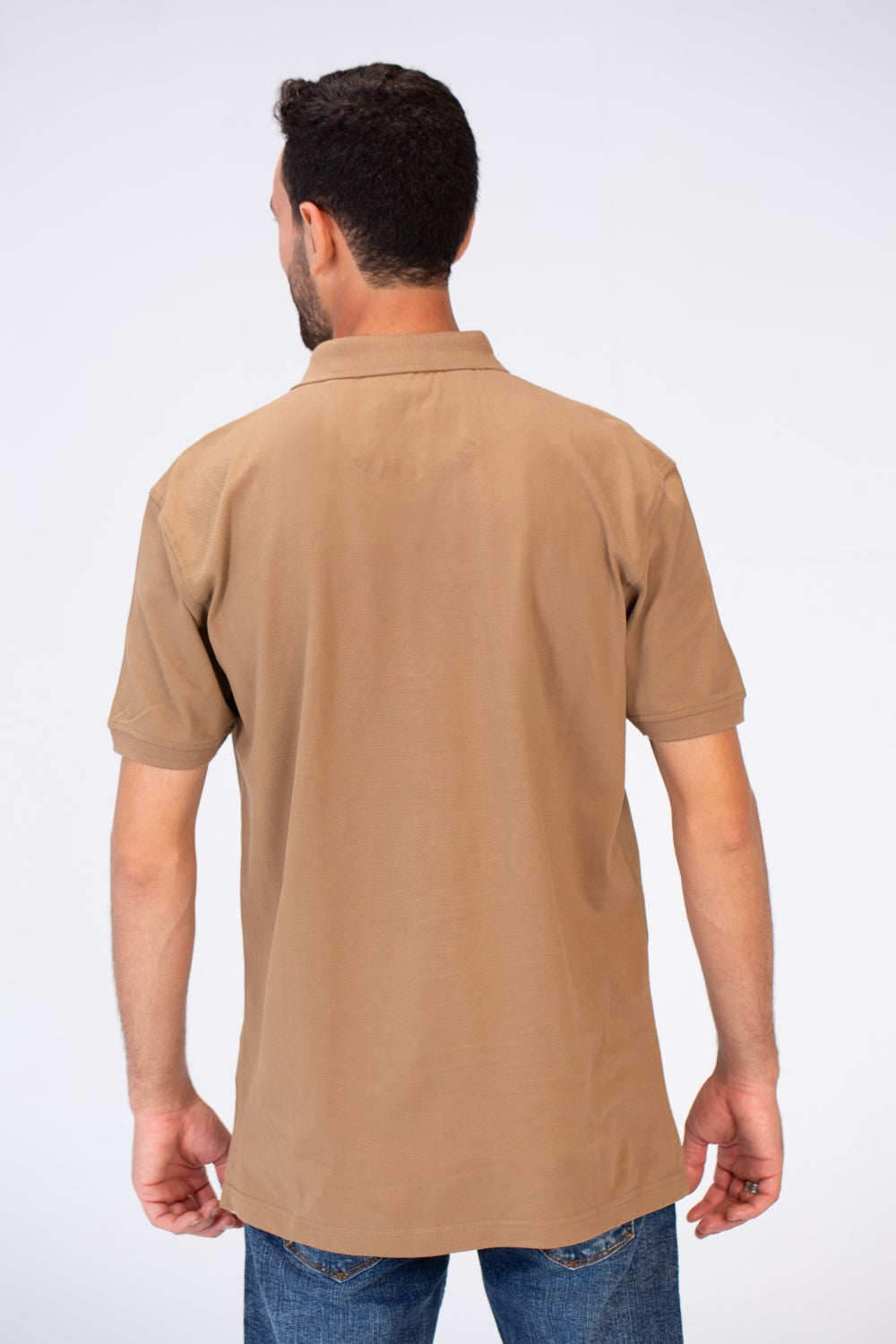 Mens Slim Fit Half Sleeve Polo T-shirt With Tomato Print On The Front