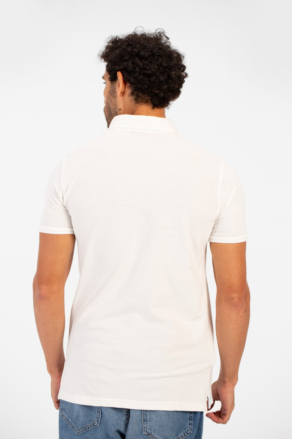 Men's Tomato Slim Fit Pika Polo T-Shirt With Short Sleeves