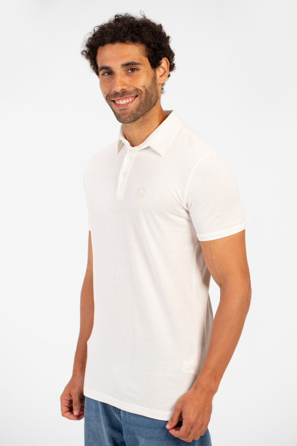Men's Tomato Slim Fit Pika Polo T-Shirt With Short Sleeves