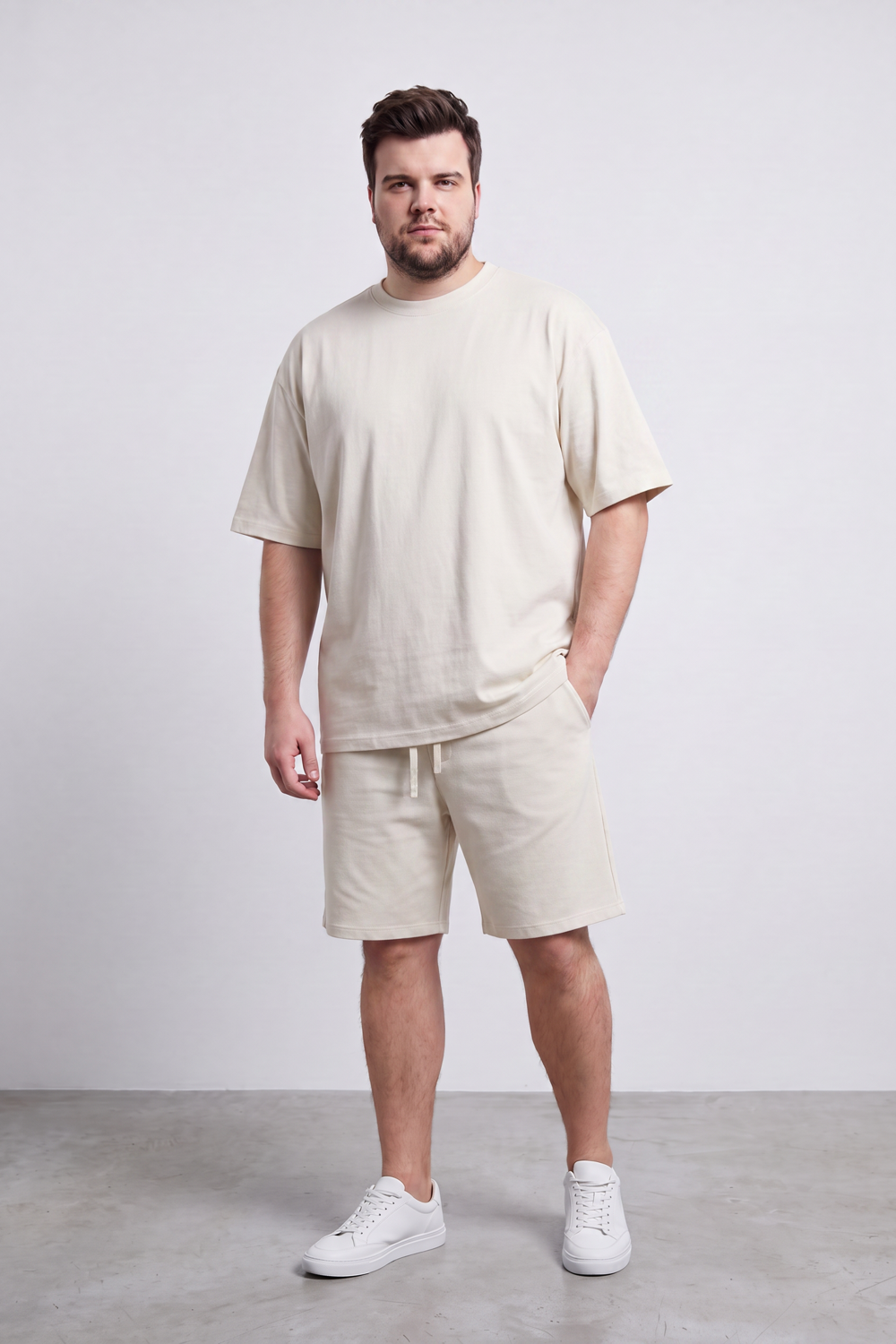 Men's Tomato Store Summer Melton Co-Ord Set Clean Minimal Design Big Size Outfit