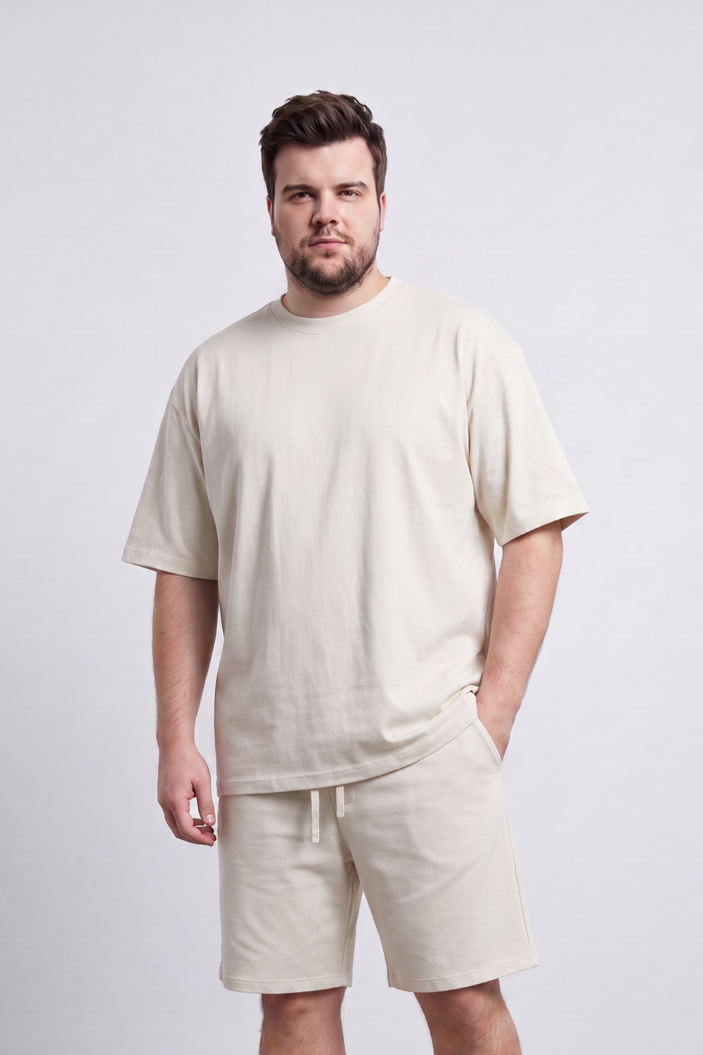 Men's Tomato Store Summer Melton Co-Ord Set Clean Minimal Design Big Size Outfit