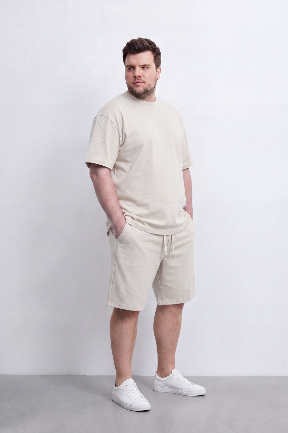 Men's Tomato Store Summer Melton Co-Ord Set Clean Minimal Design Big Size Outfit