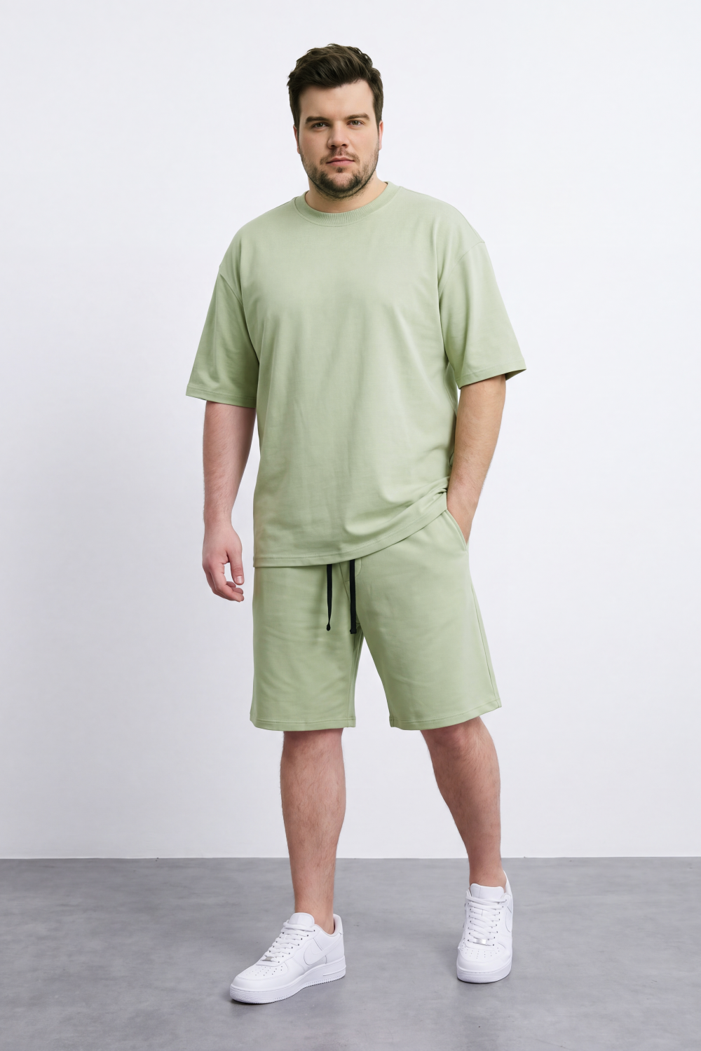 Men's Tomato Store Summer Melton Co-Ord Set Clean Minimal Design Big Size Outfit