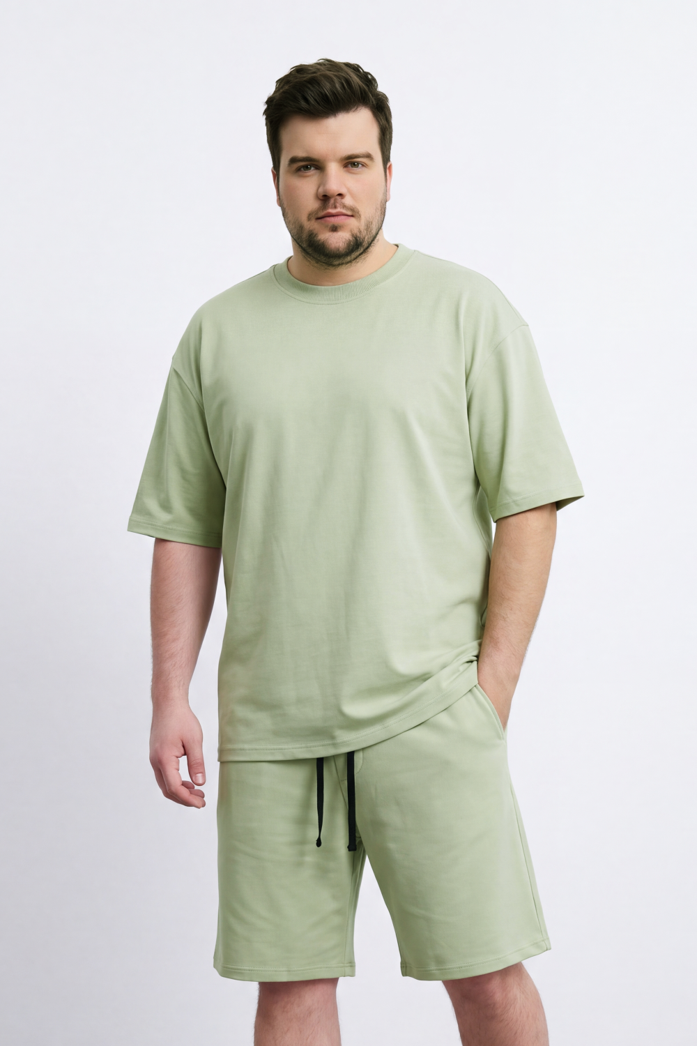 Men's Tomato Store Summer Melton Co-Ord Set Clean Minimal Design Big Size Outfit