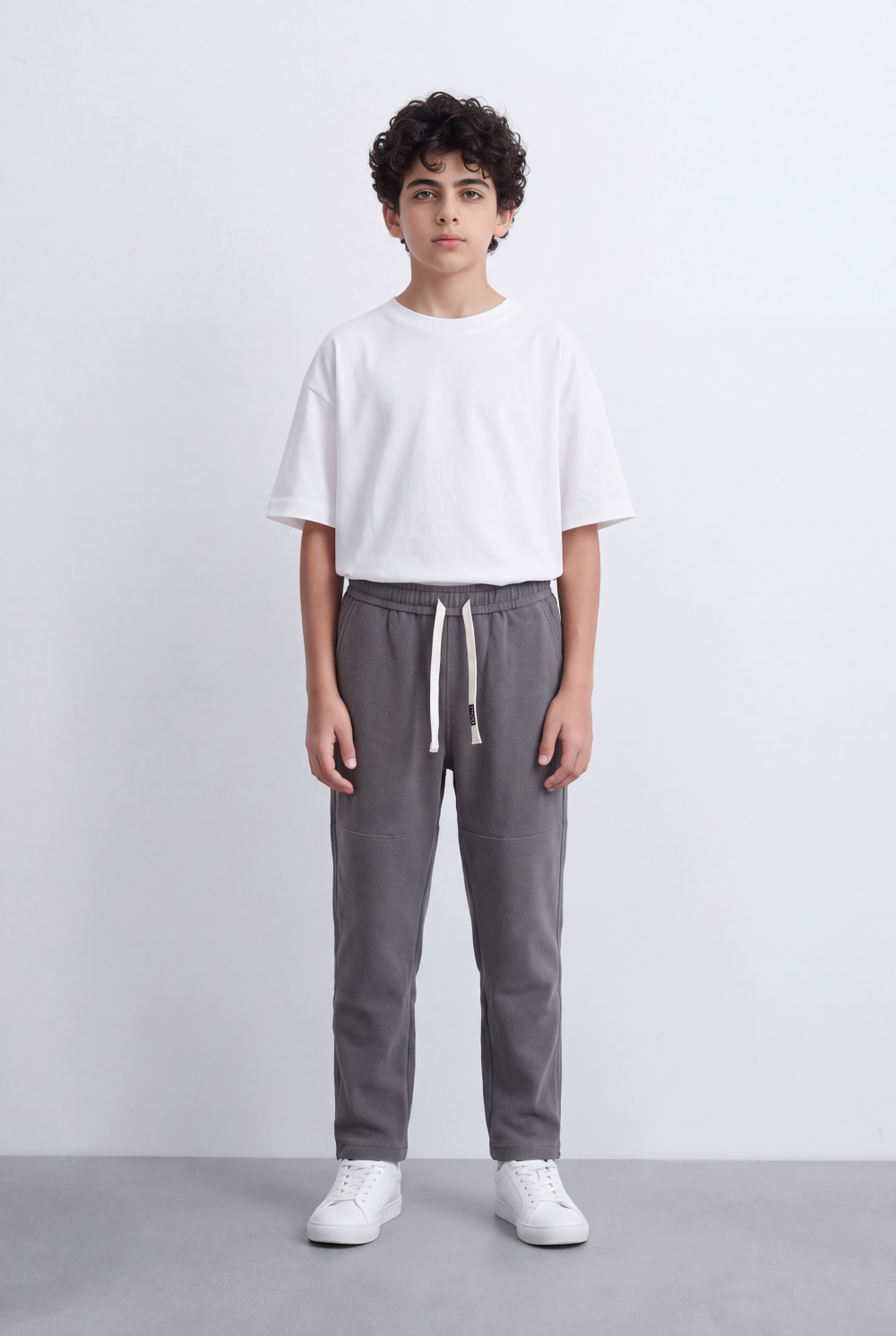 Boy's Tomato Store Sweatpants Panel Seam Detail Oversize