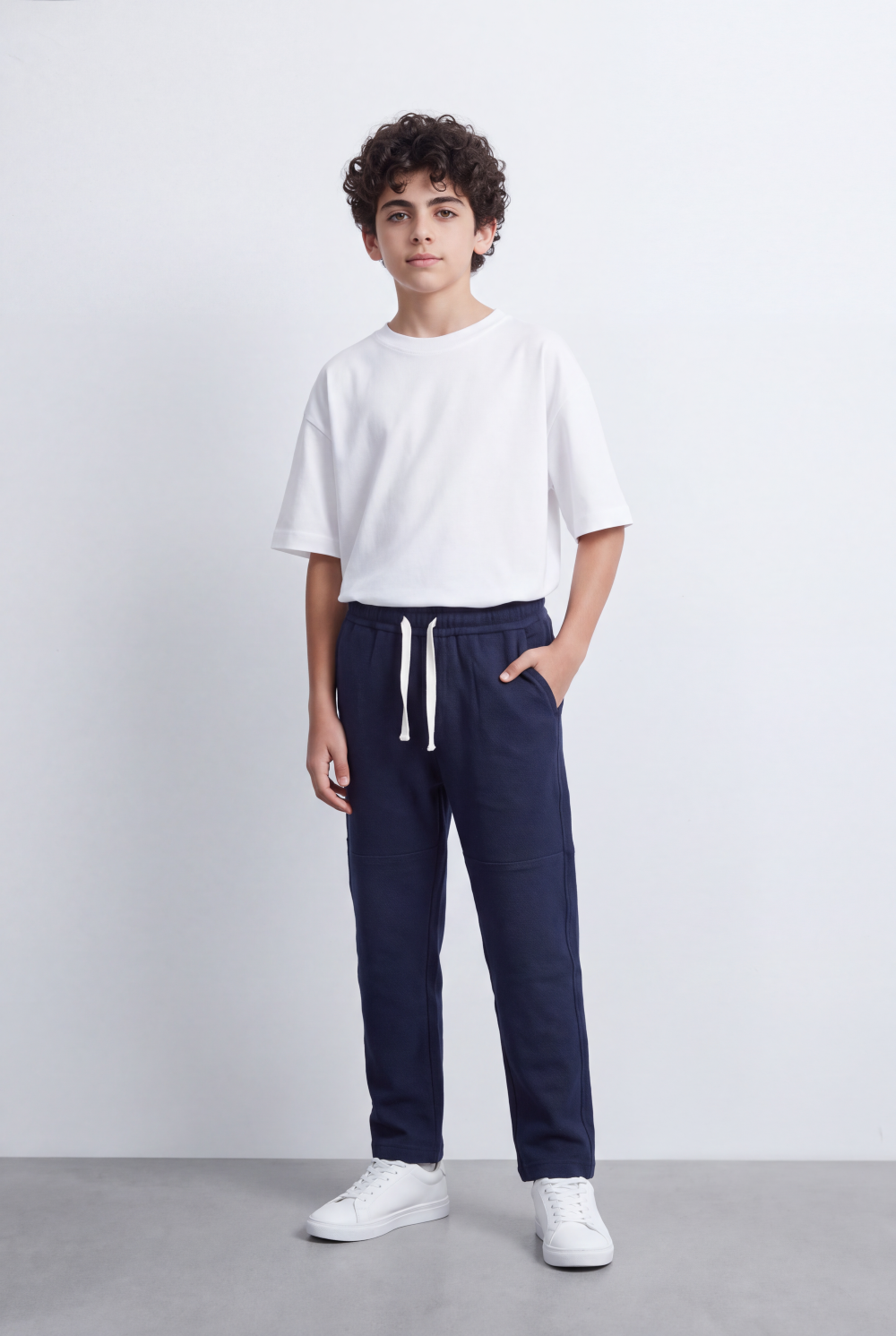Boy's Tomato Store Sweatpants Panel Seam Detail Oversize