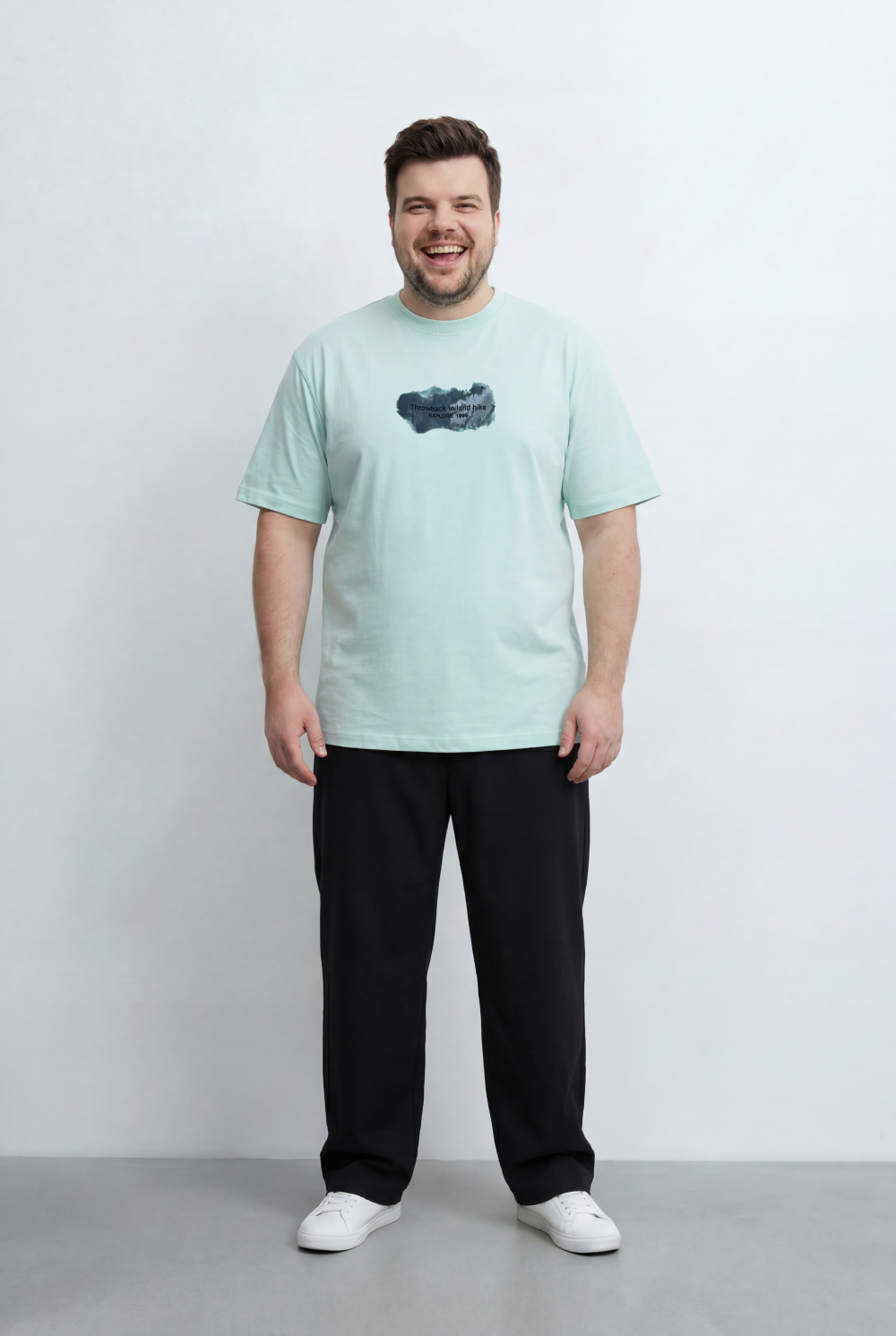 Men’s Tomato Store Big Size Graphic T-Shirt Front Print Back Artwork Inspired By Outdoor Exploration