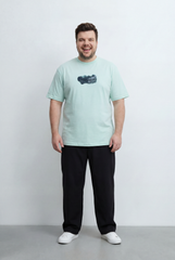 Men’s Tomato Store Big Size Graphic T-Shirt Front Print Back Artwork Inspired By Outdoor Exploration