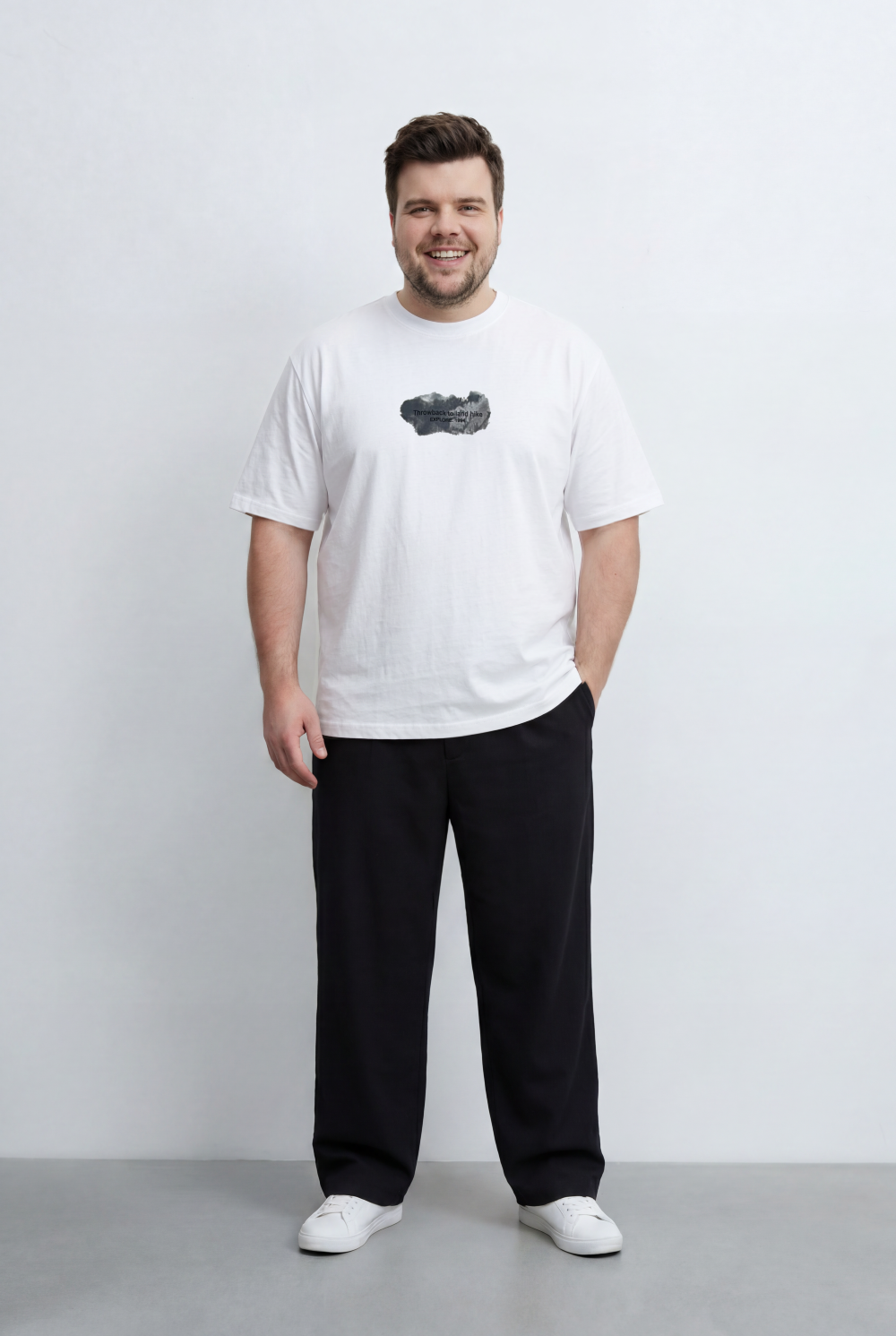 Men’s Tomato Store Big Size Graphic T-Shirt Front Print Back Artwork Inspired By Outdoor Exploration
