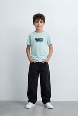 Boy’s Tomato Store Back Graphic T-Shirt Featuring An Outdoor Inspired Artwork Large Print
