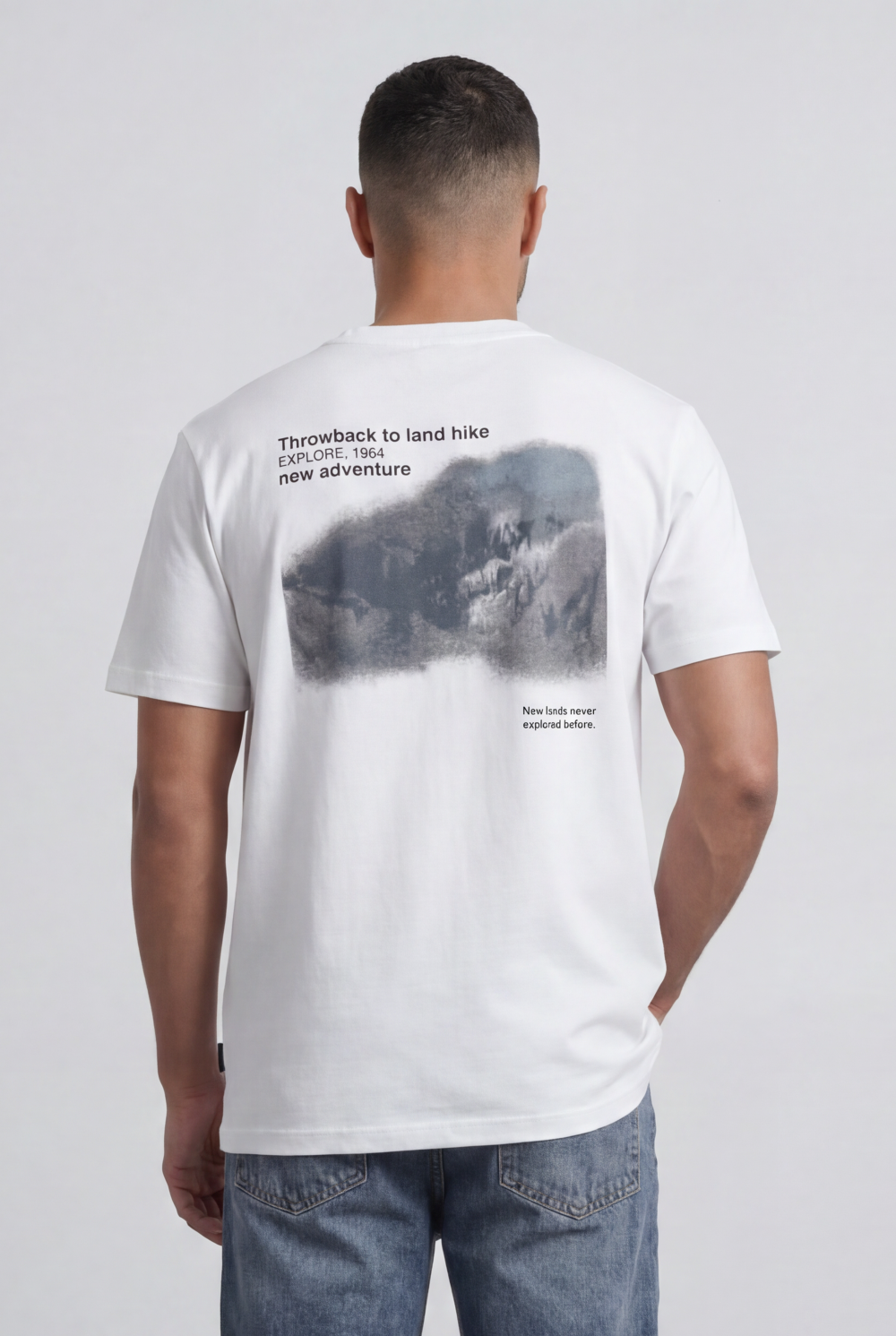 Men’s Tomato Store Graphic Regular Fit T-Shirt Minimal Front Print Outdoor Inspired Back Graphic