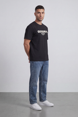 Men’s Tomato Store Goodbye Shadow T-Shirt Last Seen Script Back Abstract Shadow Figure Artwork Signature Detail