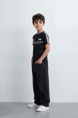 Boy's Tomato Store Speed Club Graphic T-Shirt Motorsport Back Slim Fit Racing Number Artwork Patch