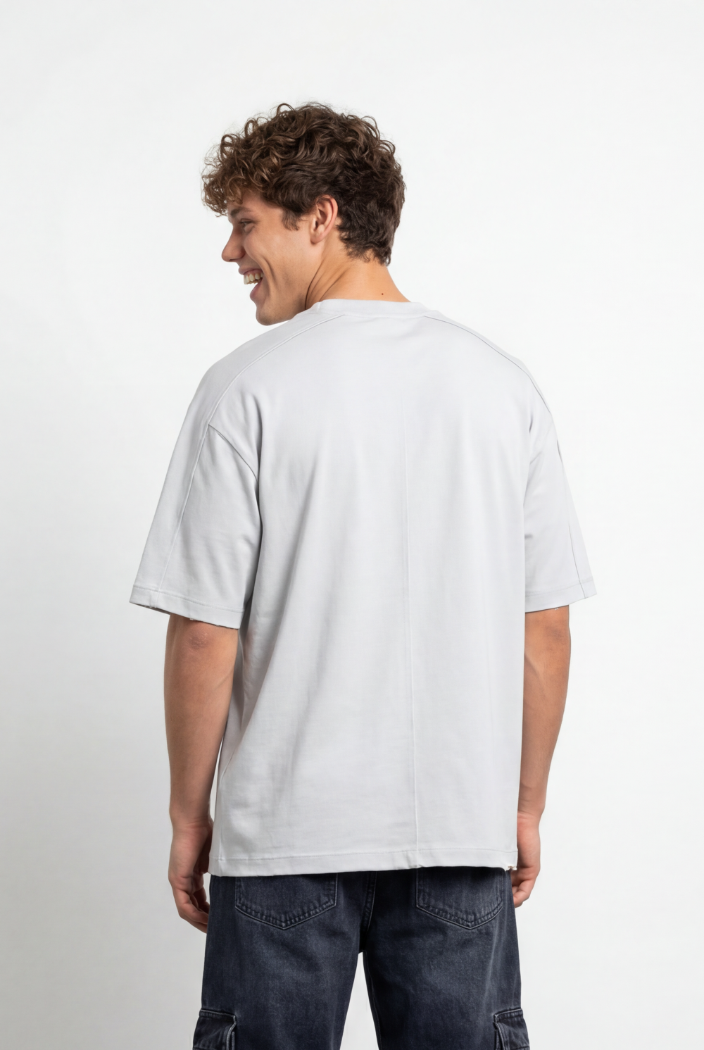 Men’s Tomato Store Oversized T-Shirt Clean Design Subtle Graphic Detail