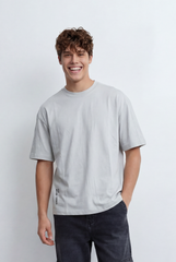 Men’s Tomato Store Oversized T-Shirt Clean Design Subtle Graphic Detail