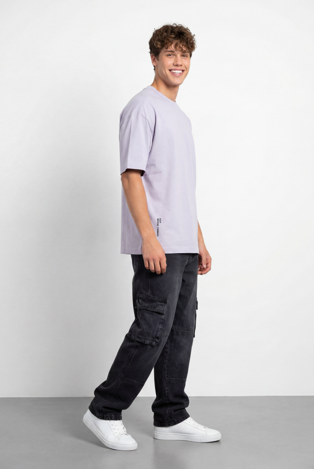 Men’s Tomato Store Oversized T-Shirt Clean Design Subtle Graphic Detail