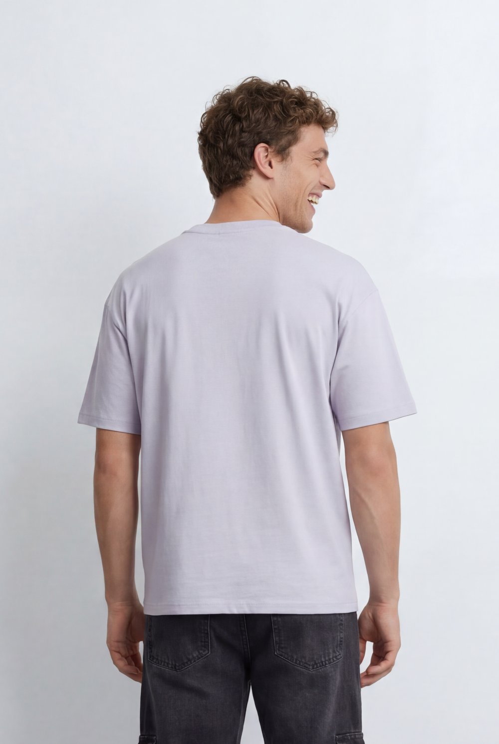 Men’s Tomato Store Oversized T-Shirt Clean Design Subtle Graphic Detail