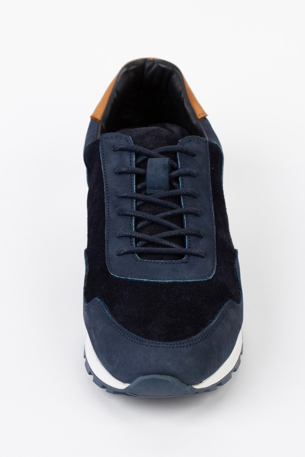 Men's Suede Shoes With A Trendy Style And Front Lace-Up