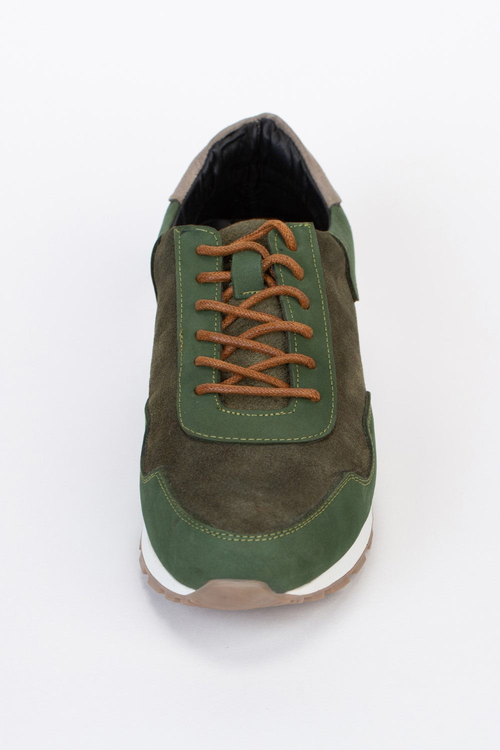 Mens Shoes Two Tone Suede Lace Up Shoes