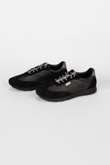 Men's Tomato Leather And Suede Lace Up Shoes