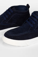 Men's Suede Lace Up Half Boot