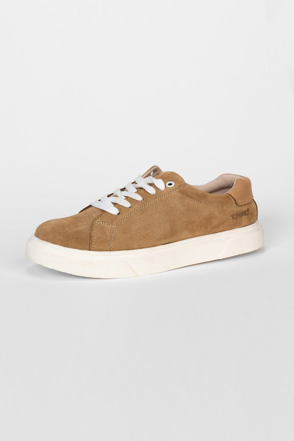Men's Tomato Suede Lace-Up Sneakers Shoes