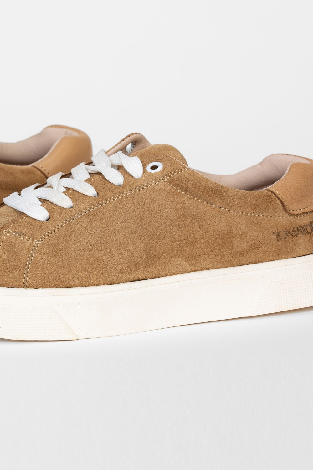 Men's Tomato Suede Lace-Up Sneakers Shoes