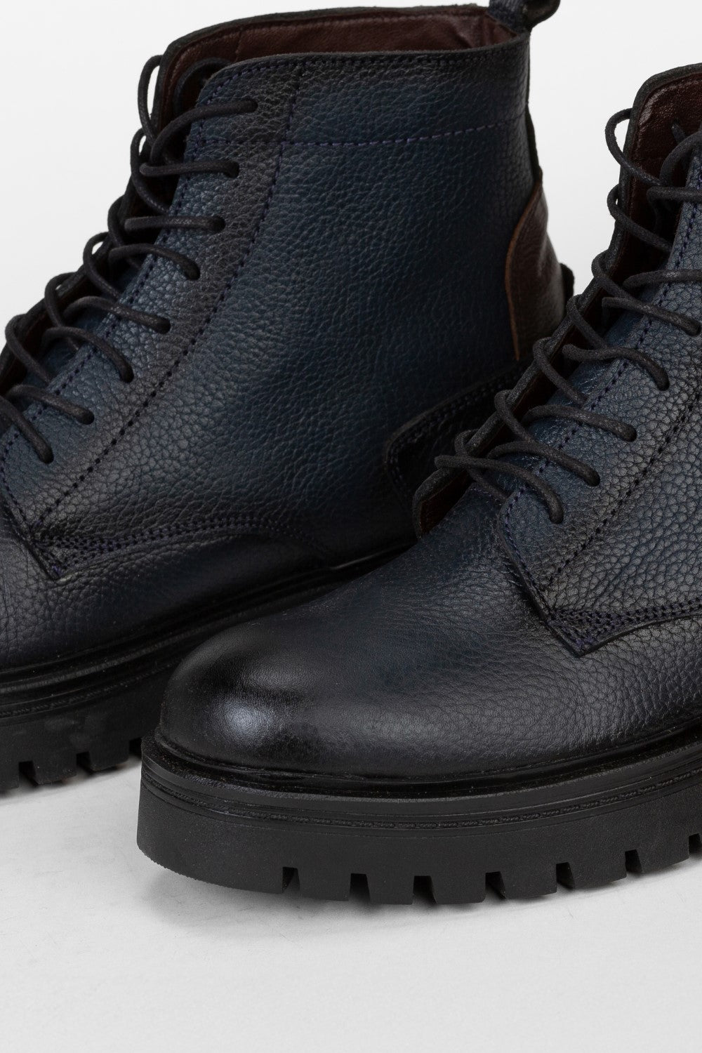 Men's High Top Leather Half Boot Shoes