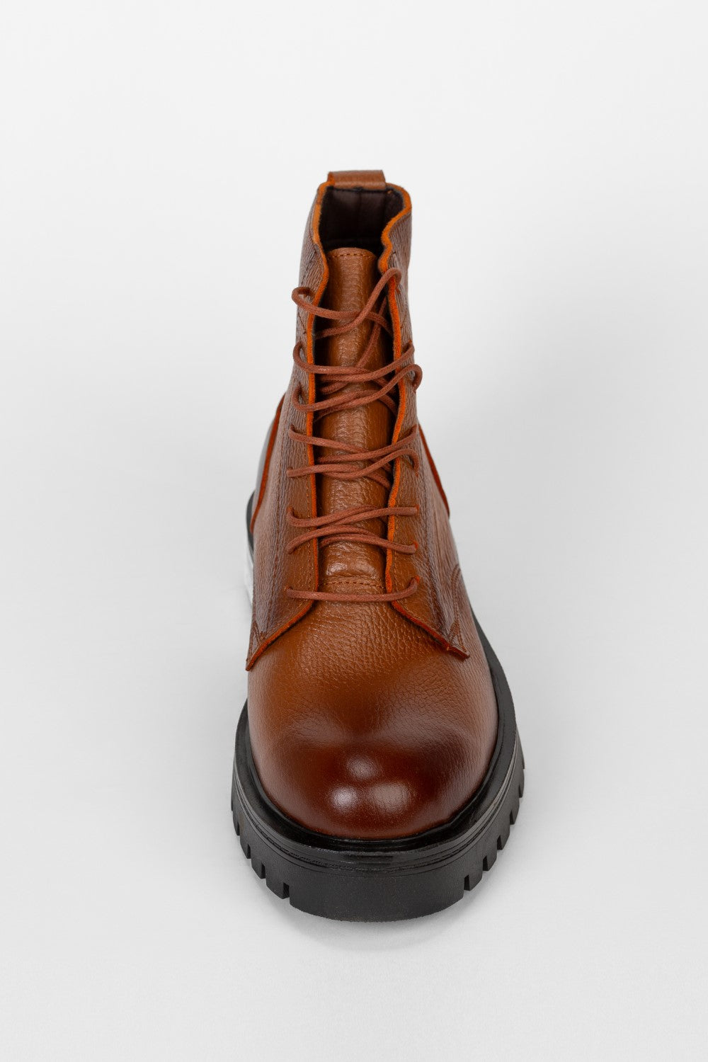 Men's High Top Leather Half Boot Shoes