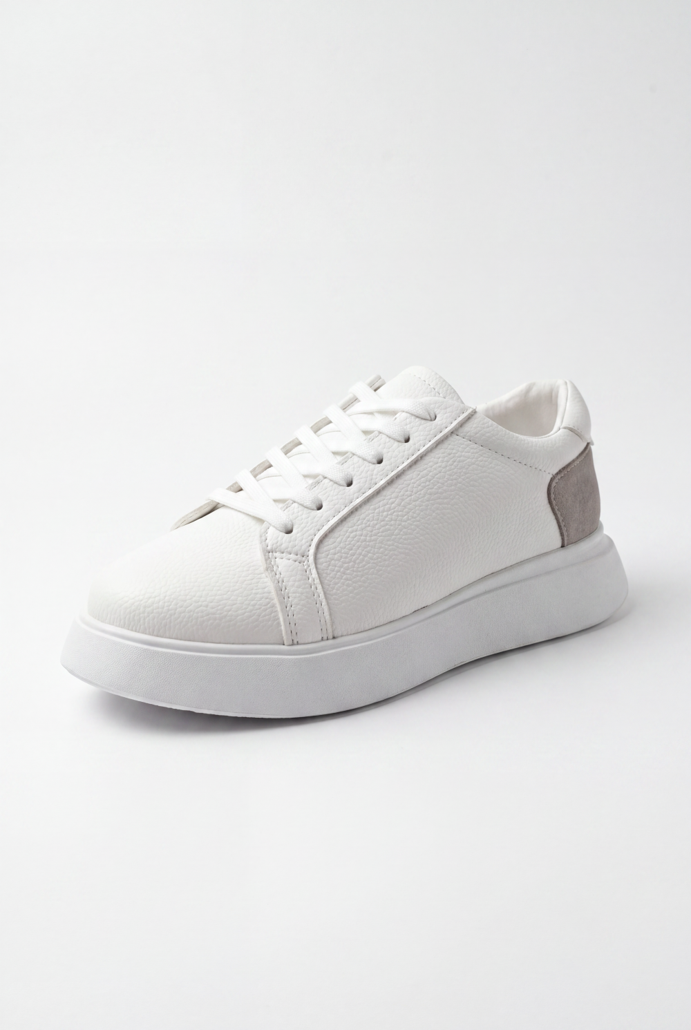 Men’s Tomato Store Platform Sneakers Clean Minimal Design Lace Up Closure Shoes