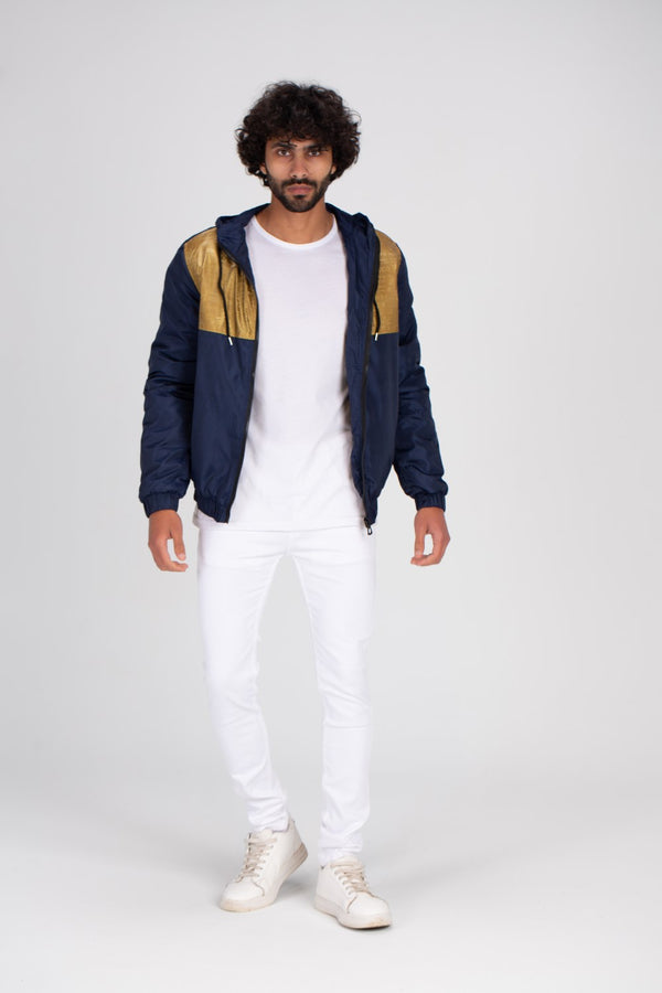Men's Full Zipper Waterproof Front Print Cool Sweatshirt