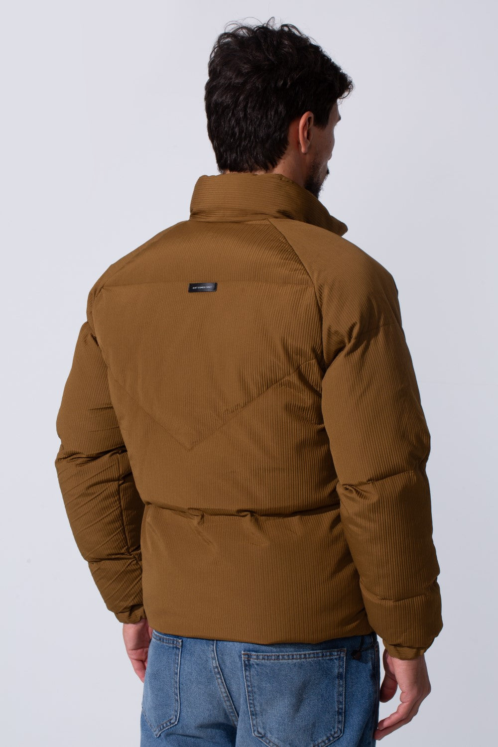 Men's Waterproof Bomber Jacket With Zipper And Long Sleeves