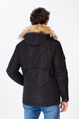 Men's Plain Waterproof Jacket With Tomato Print On The Front