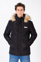 Men's Plain Waterproof Jacket With Tomato Print On The Front