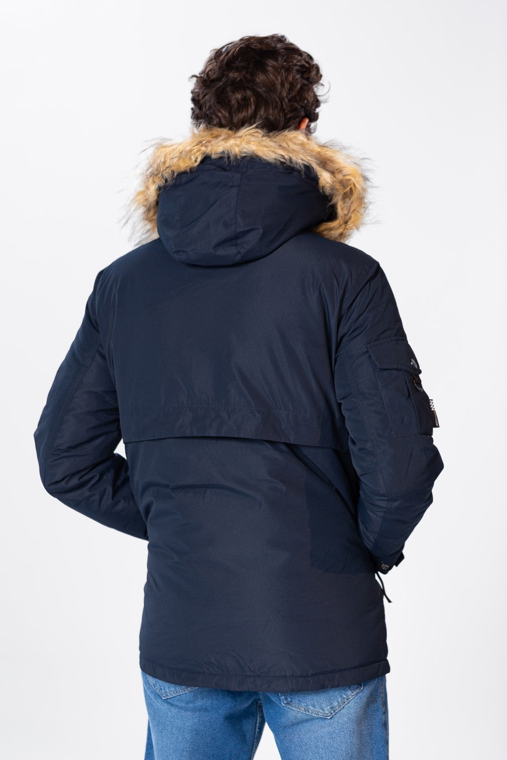 Men's Plain Waterproof Jacket With Tomato Print On The Front