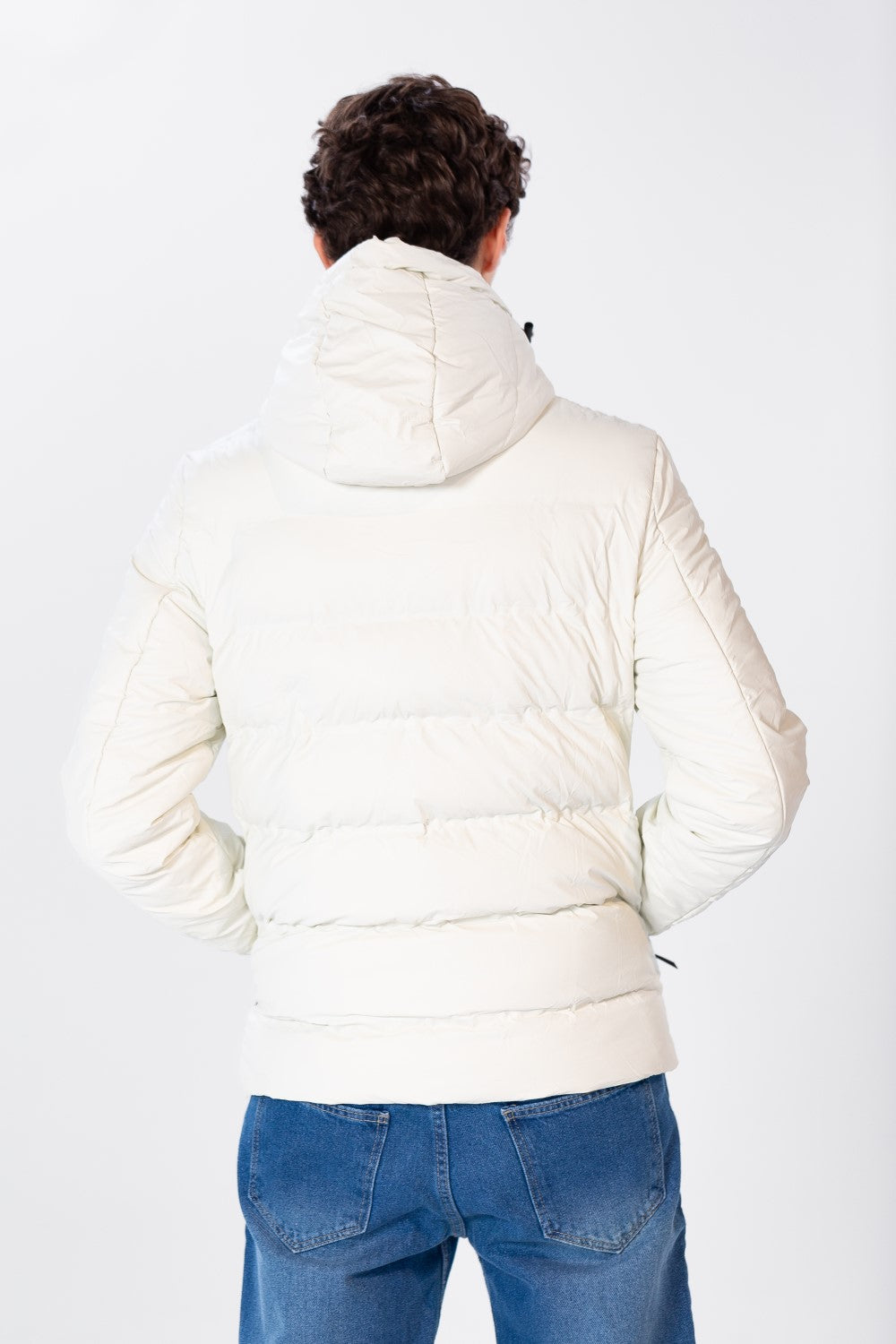 Men's Plain Waterproof Jacket With Zippers And Pockets