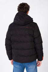 Men's Waterproof Jacket With Front Zipper And Tomato Print