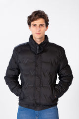 Men's Waterproof Puffer Jacket With Pockets And Zippers